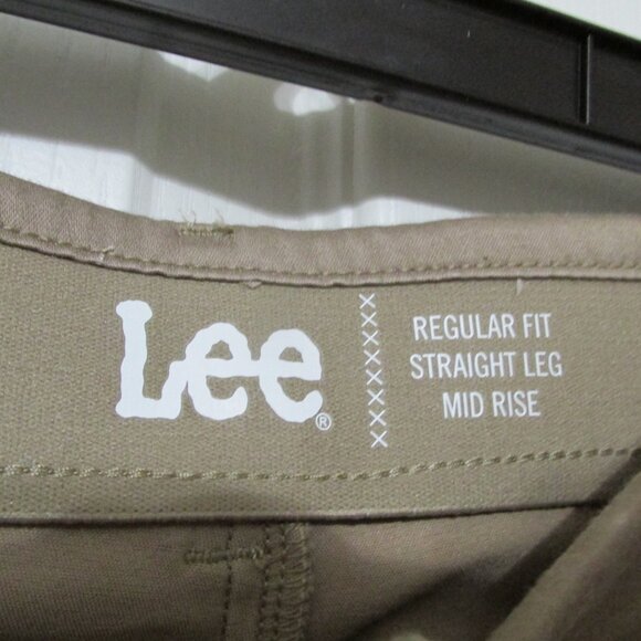 Lee Straight Midrise Khaki Slacks - Picture 8 of 10